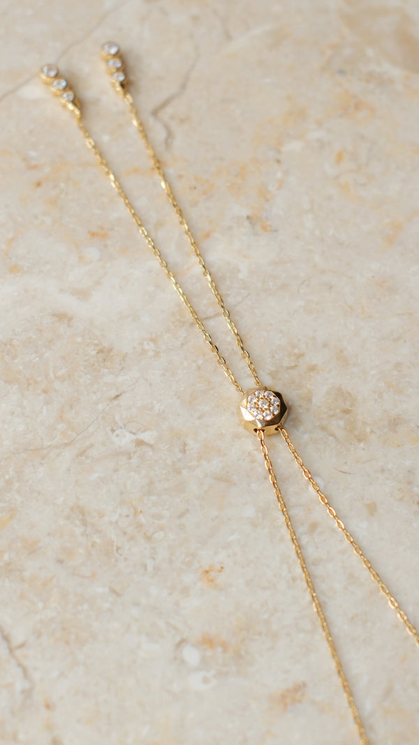 Carissa Necklace Gold Vermeil
