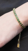 Cassidy Bracelet Emerald 18K Gold Vermeil