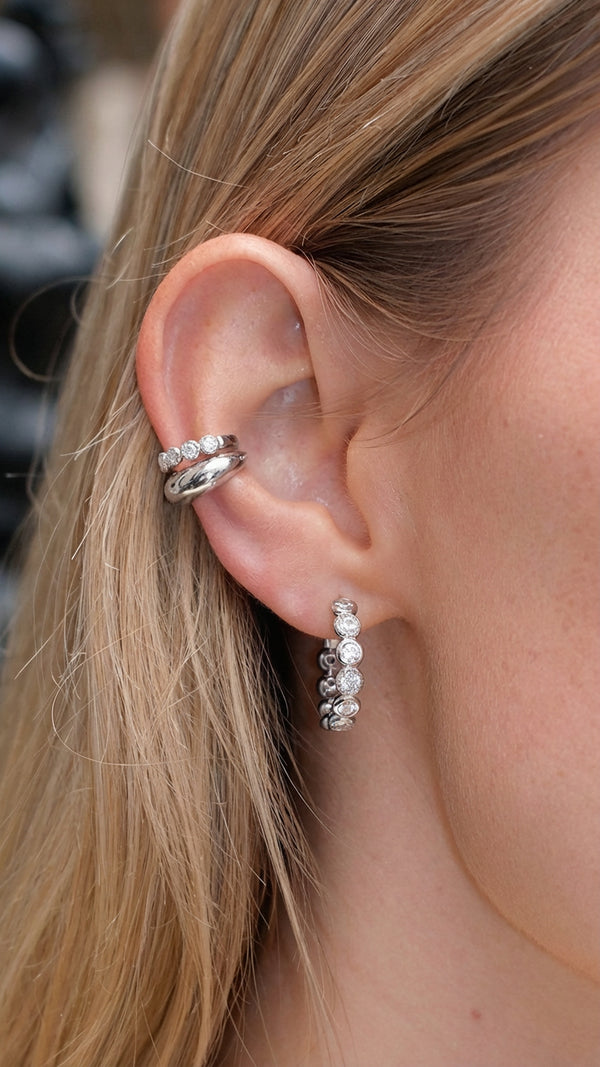 Cate Hoop Earring Sterling Silver