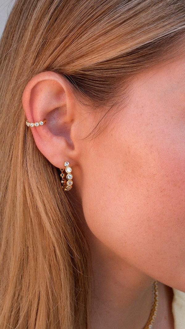Cate Hoop Earring Gold Vermeil