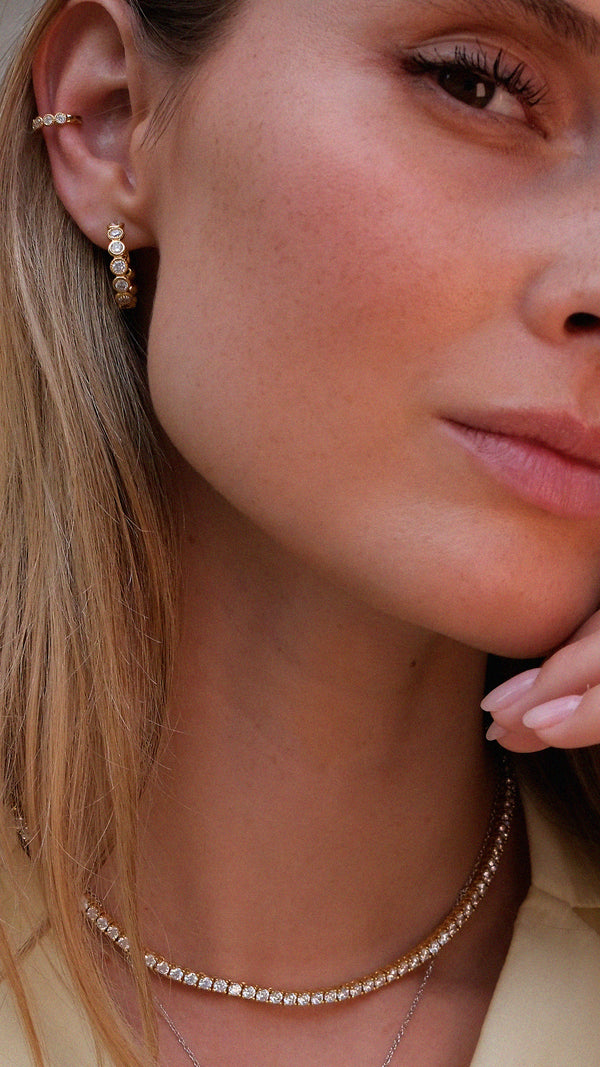 Cate Hoop Earring Gold Vermeil