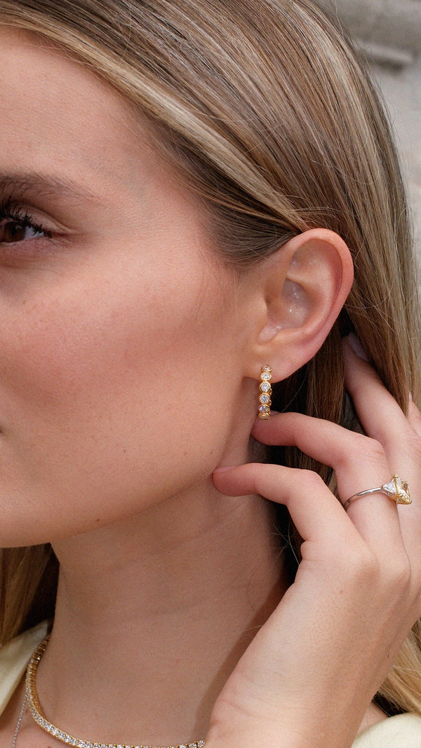 Cate Hoop Earring Gold Vermeil