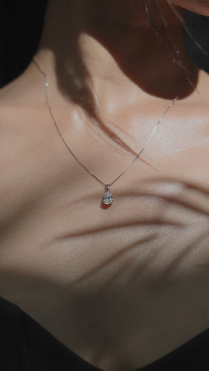 Cecile Necklace White Gold