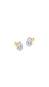 Cecile Stud Earrings 9K Yellow Gold