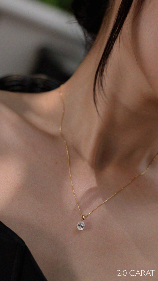 Cecile Pendant 9K Yellow Gold