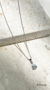Cecile Necklace 9K White Gold