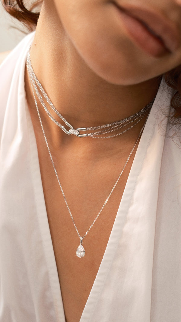 Cyndi Necklace Sterling Silver