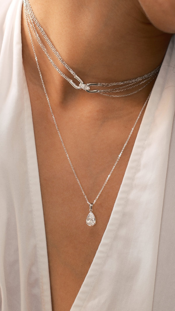 Cyndi Necklace Sterling Silver