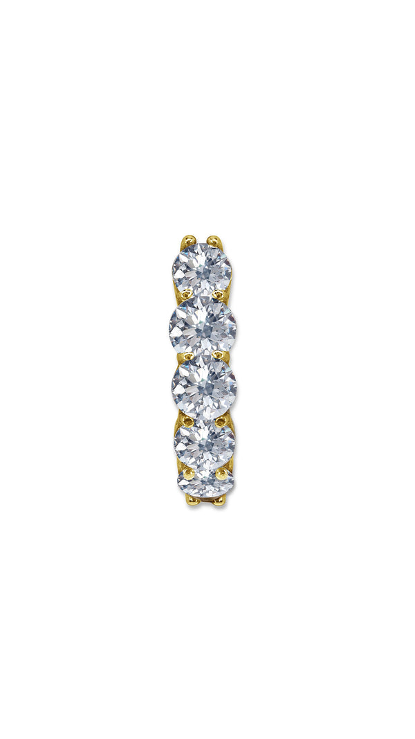 Celia Hoop Earrings Gold Vermeil