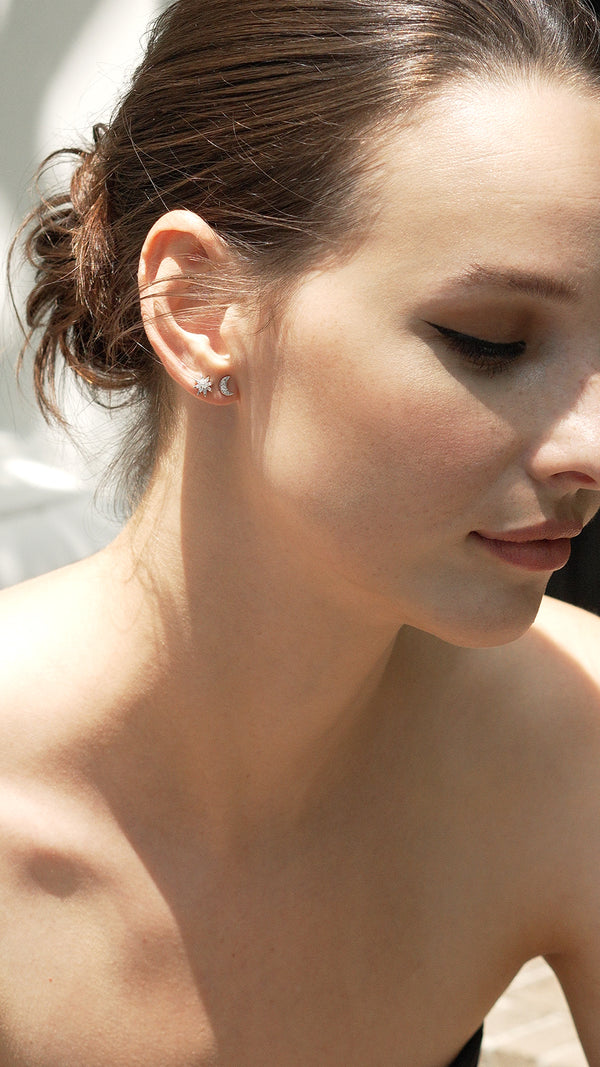 Comet Stud Earring Sterling Silver