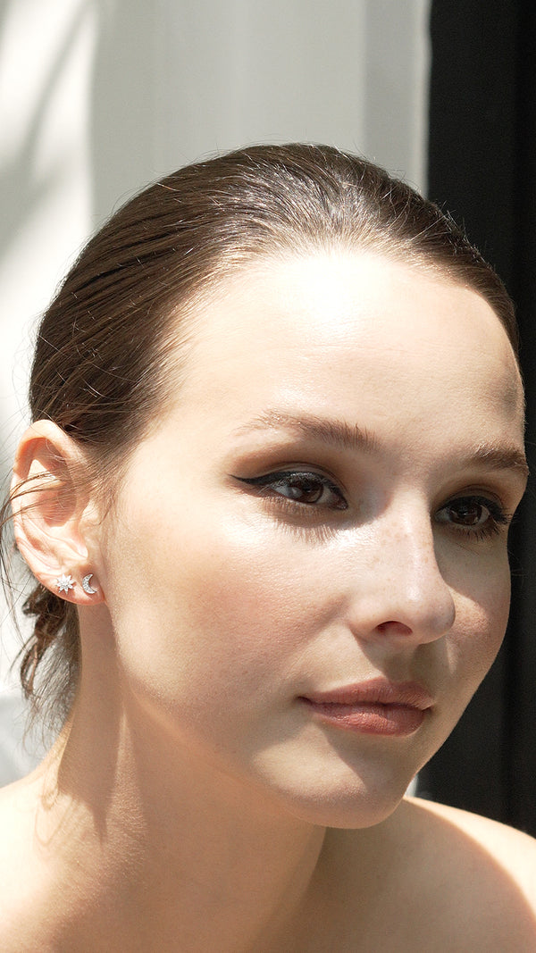 Comet Stud Earring Sterling Silver