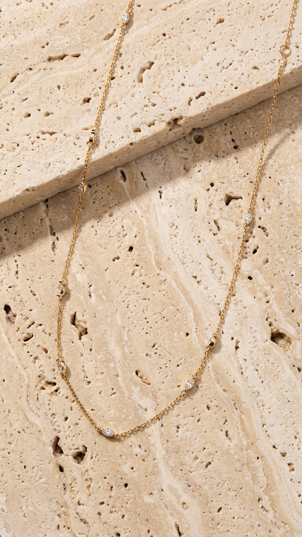 Cora Baby Necklace Gold Vermeil