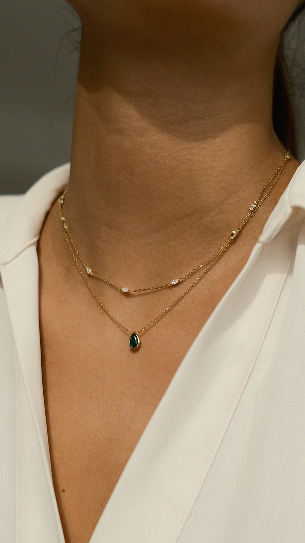 Cora Baby Necklace Gold Vermeil