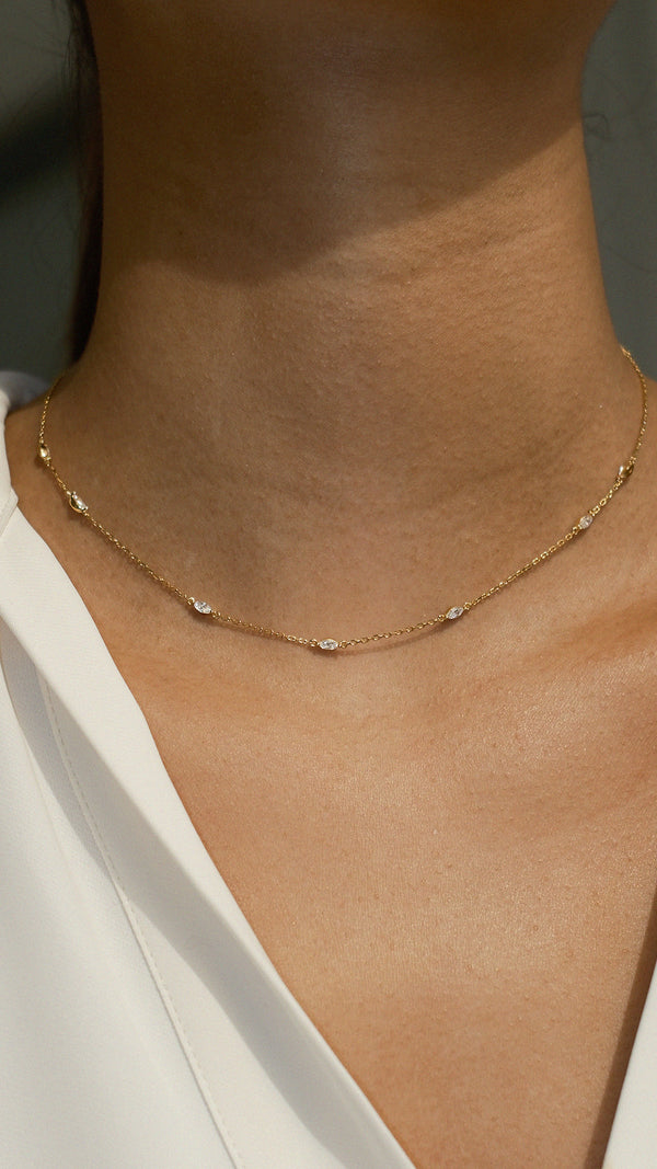 Cora Baby Necklace Gold Vermeil