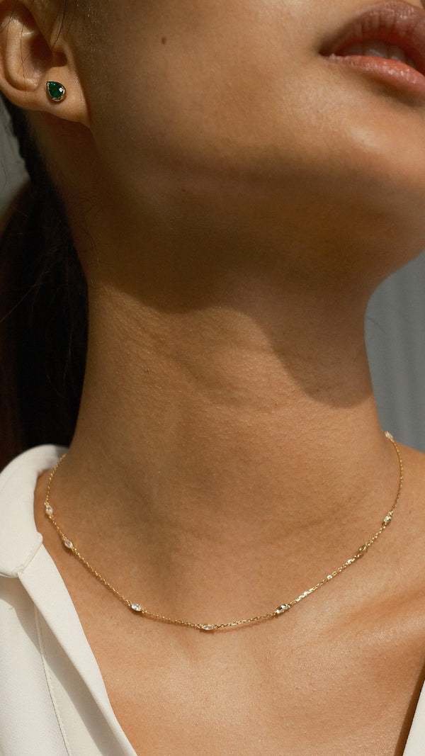 Cora Baby Necklace Gold Vermeil