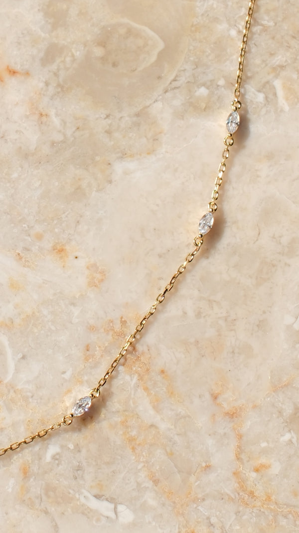 Cora Baby Necklace Gold Vermeil