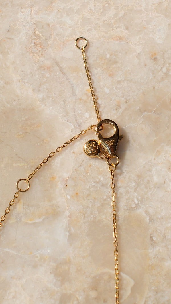 Cora Baby Necklace Gold Vermeil