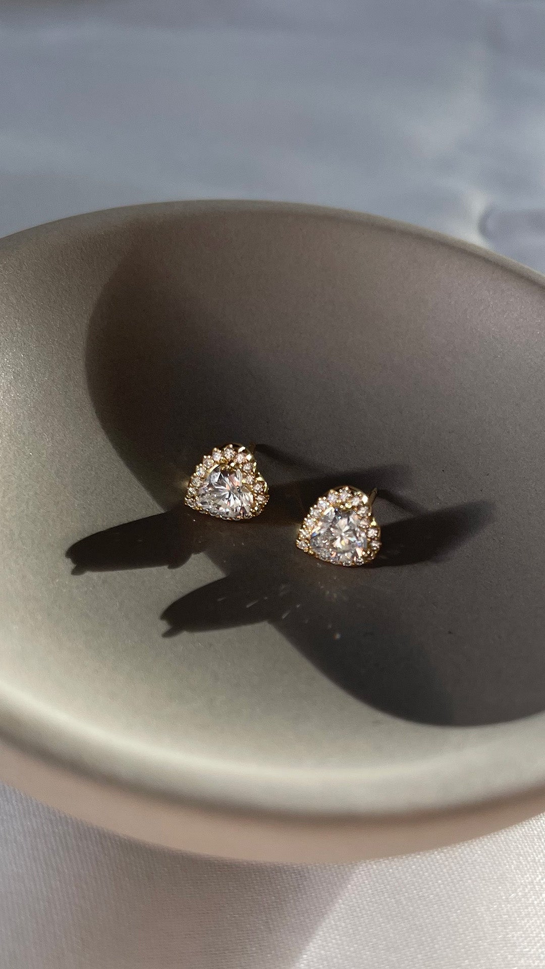 Cora Studs Gold Vermeil