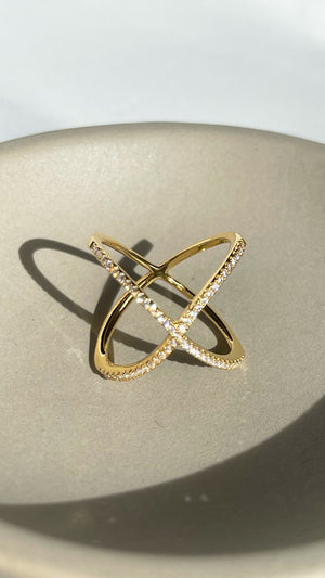 Crux Ring 18K Gold Vermeil