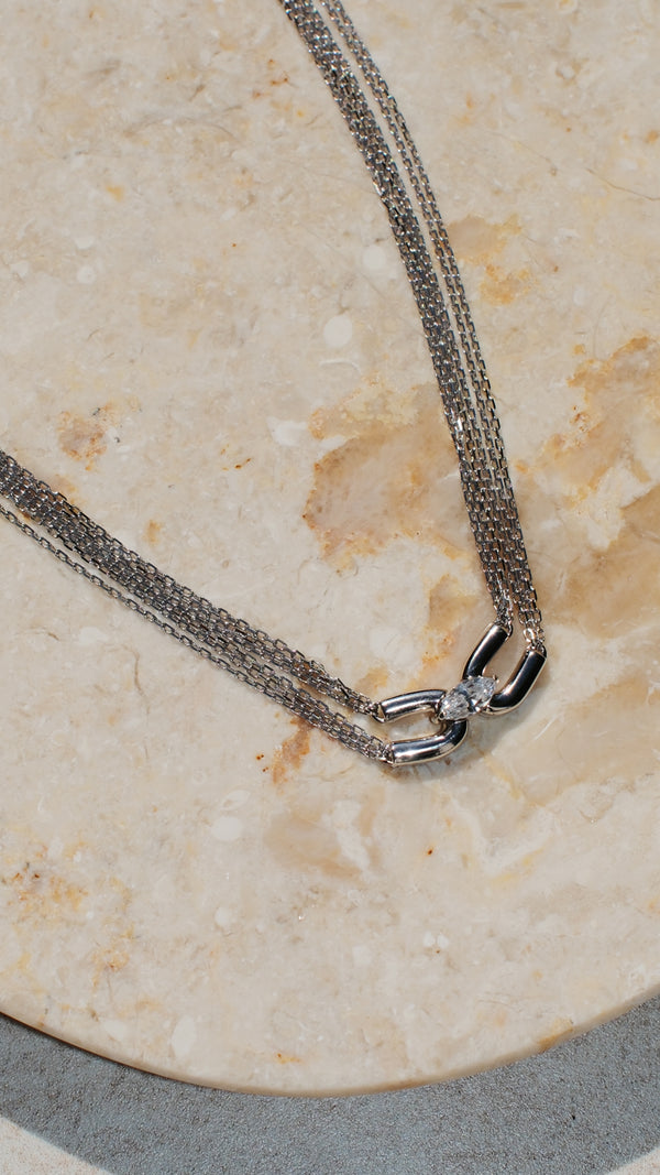 Cyndi Necklace Sterling Silver