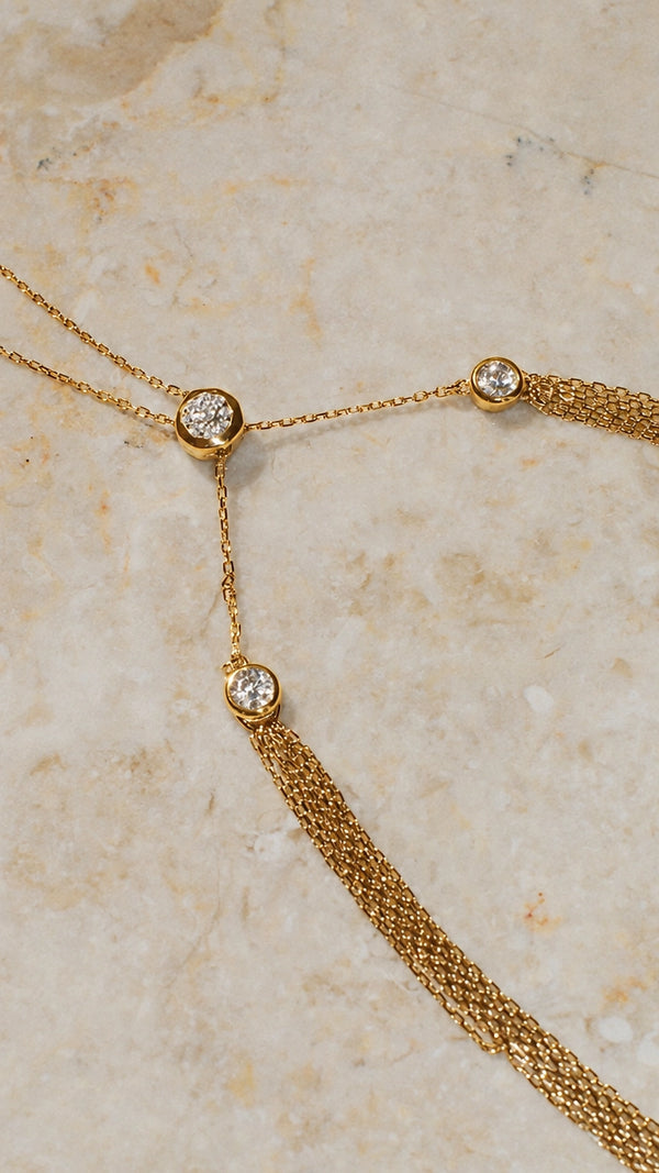 Cyndi Necklace Gold Vermeil