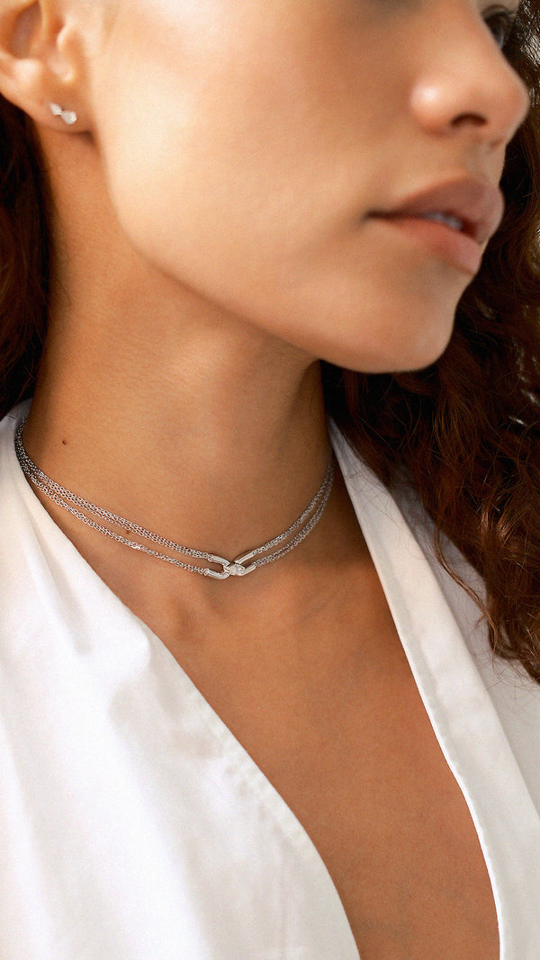 Cyndi Necklace Sterling Silver