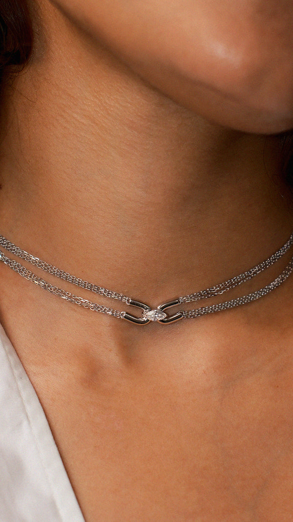 Cyndi Necklace Sterling Silver