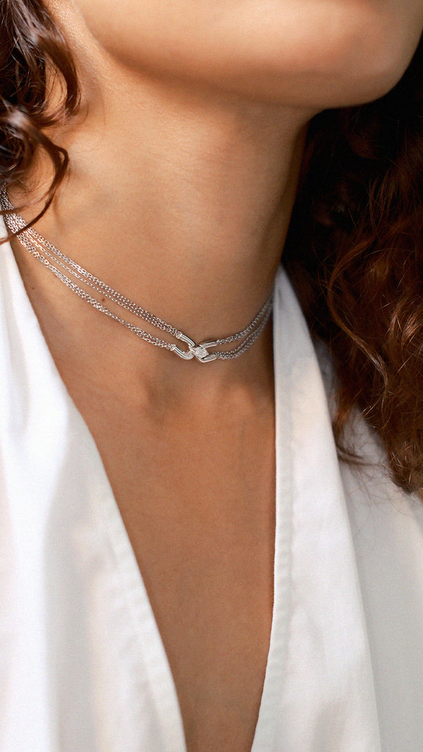 Cyndi Necklace Sterling Silver