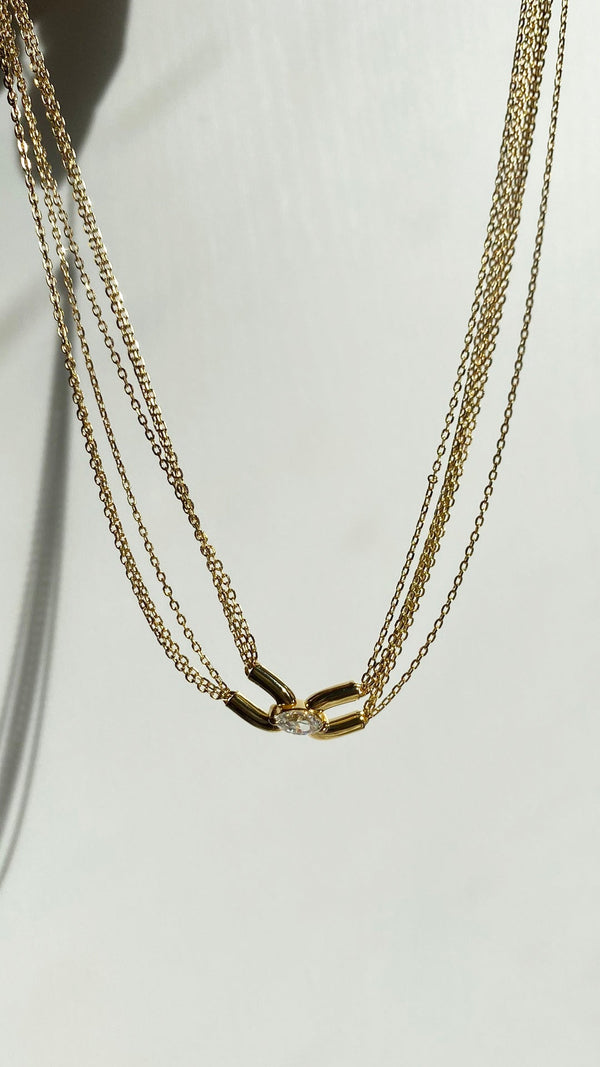 Cyndi Necklace Gold Vermeil