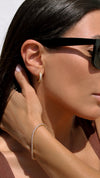 Dana Hoop Earrings Gold Vermeil