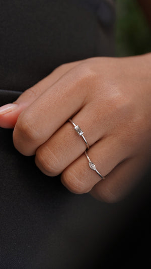 Elin Ring 9K White Gold