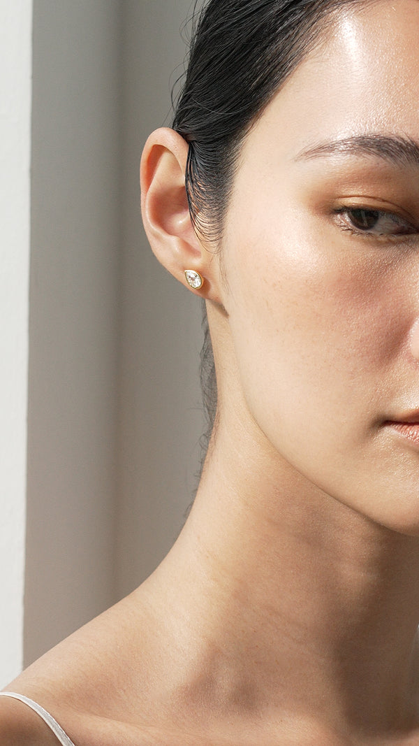Danu Stud Earrings Gold Vermeil