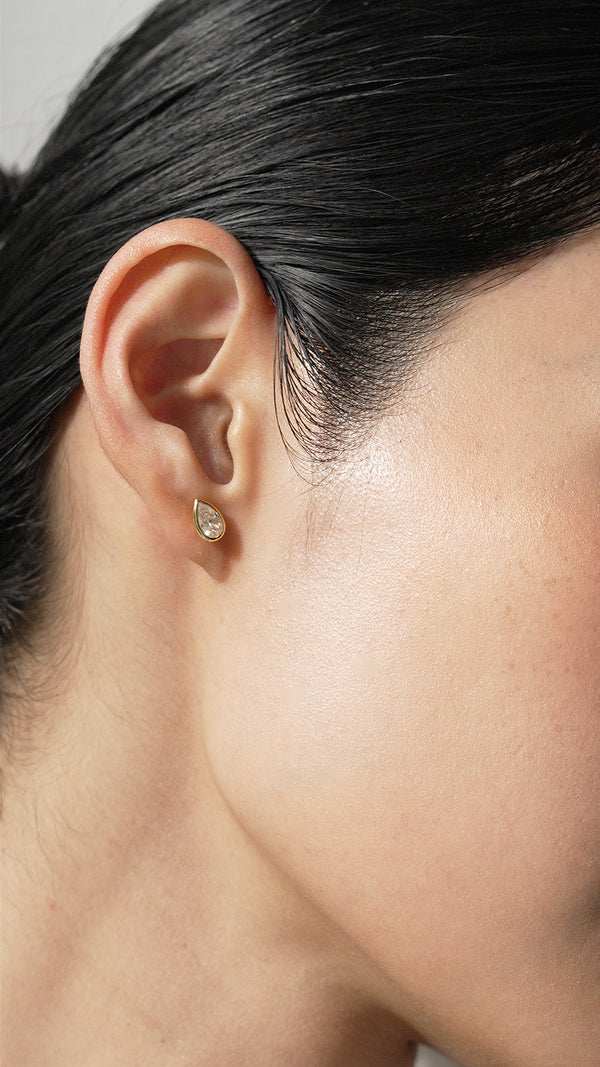 Danu Stud Earrings Gold Vermeil