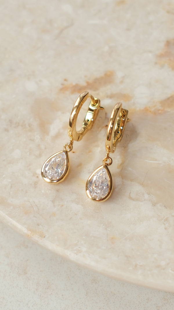 Danu Hoop Earrings Gold Vermeil