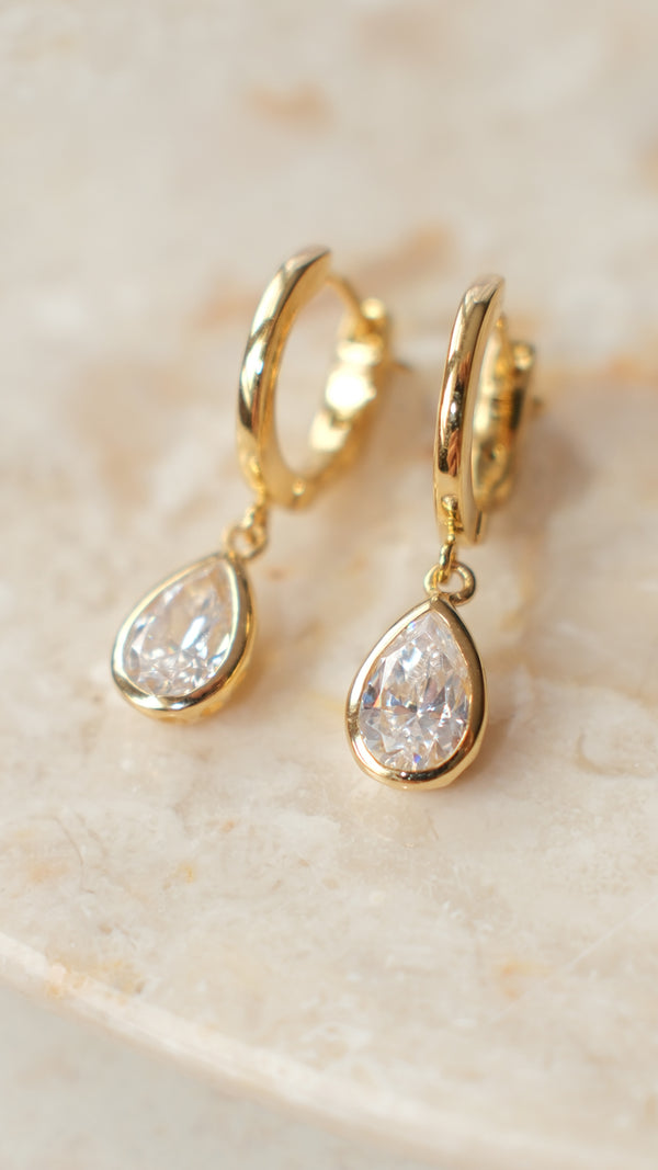Danu Hoop Earrings Gold Vermeil
