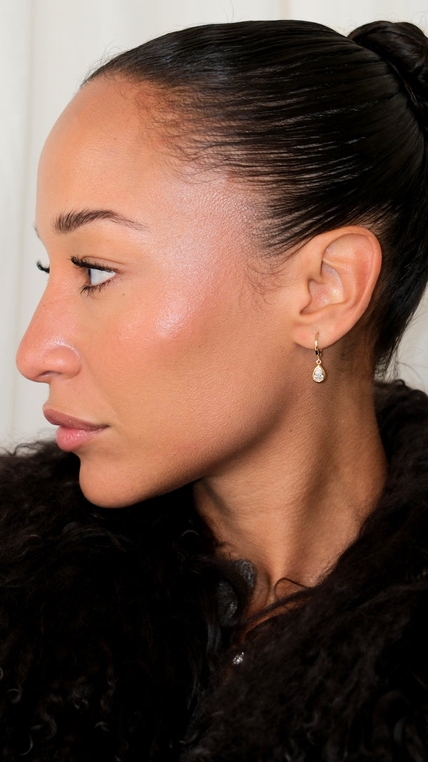 Danu Hoop Earrings Gold Vermeil