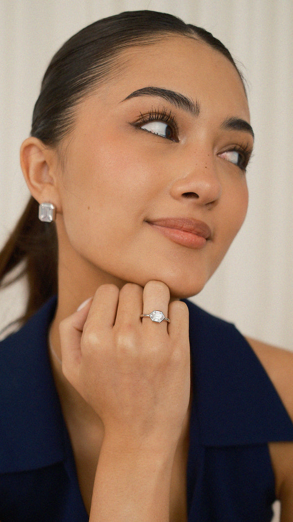 Demi Ring Sterling Silver