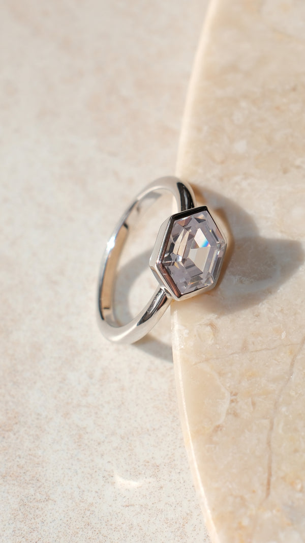 Demi Ring Sterling Silver