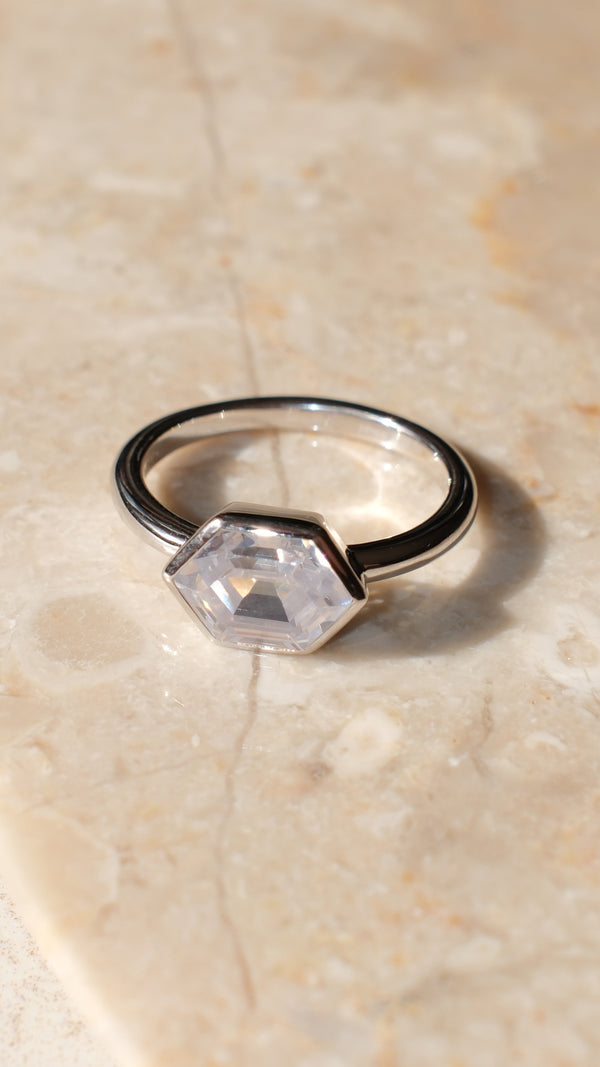 Demi Ring Sterling Silver