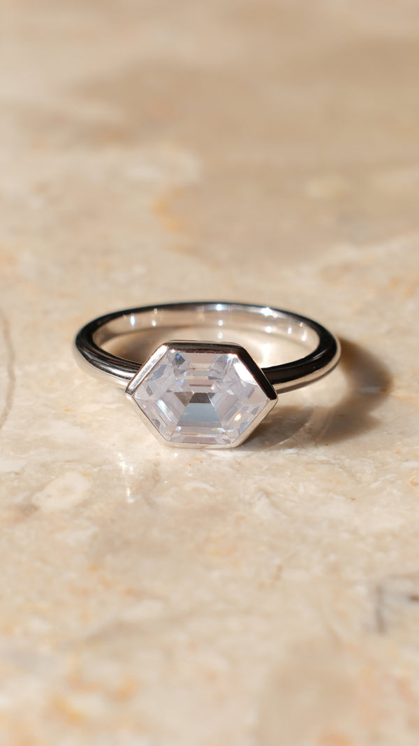 Demi Ring Sterling Silver