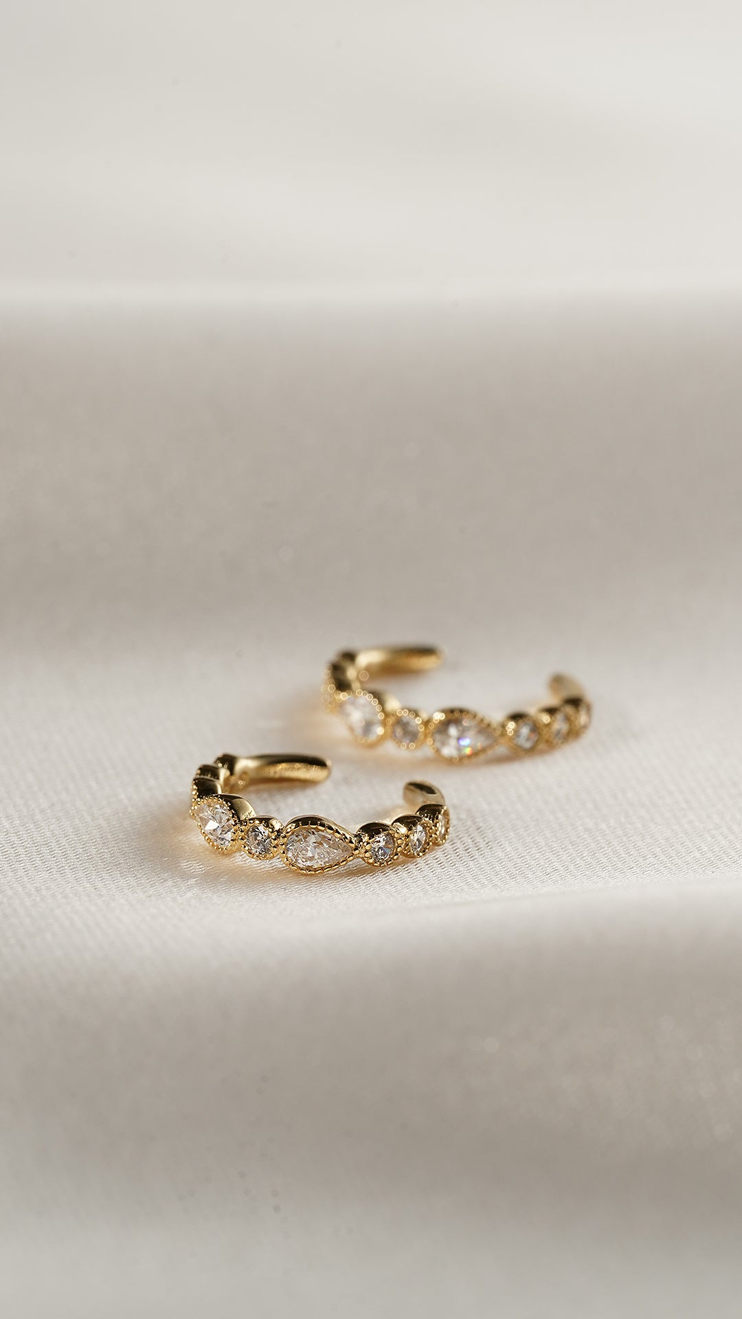 Deniz Cuff Earring Gold Vermeil