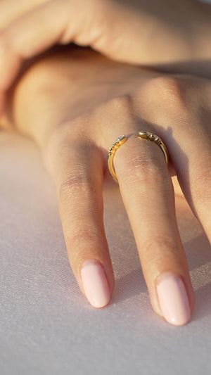 Deniz Ring Gold Vermeil