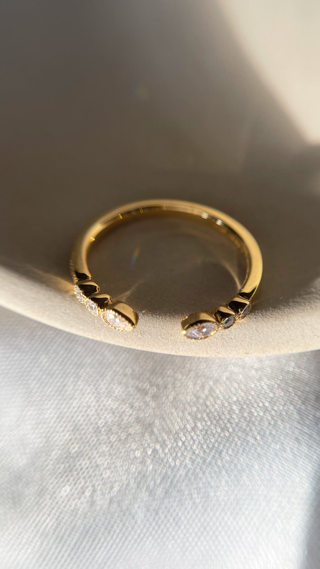 Deniz Ring 18K Gold Vermeil CARAT London UK