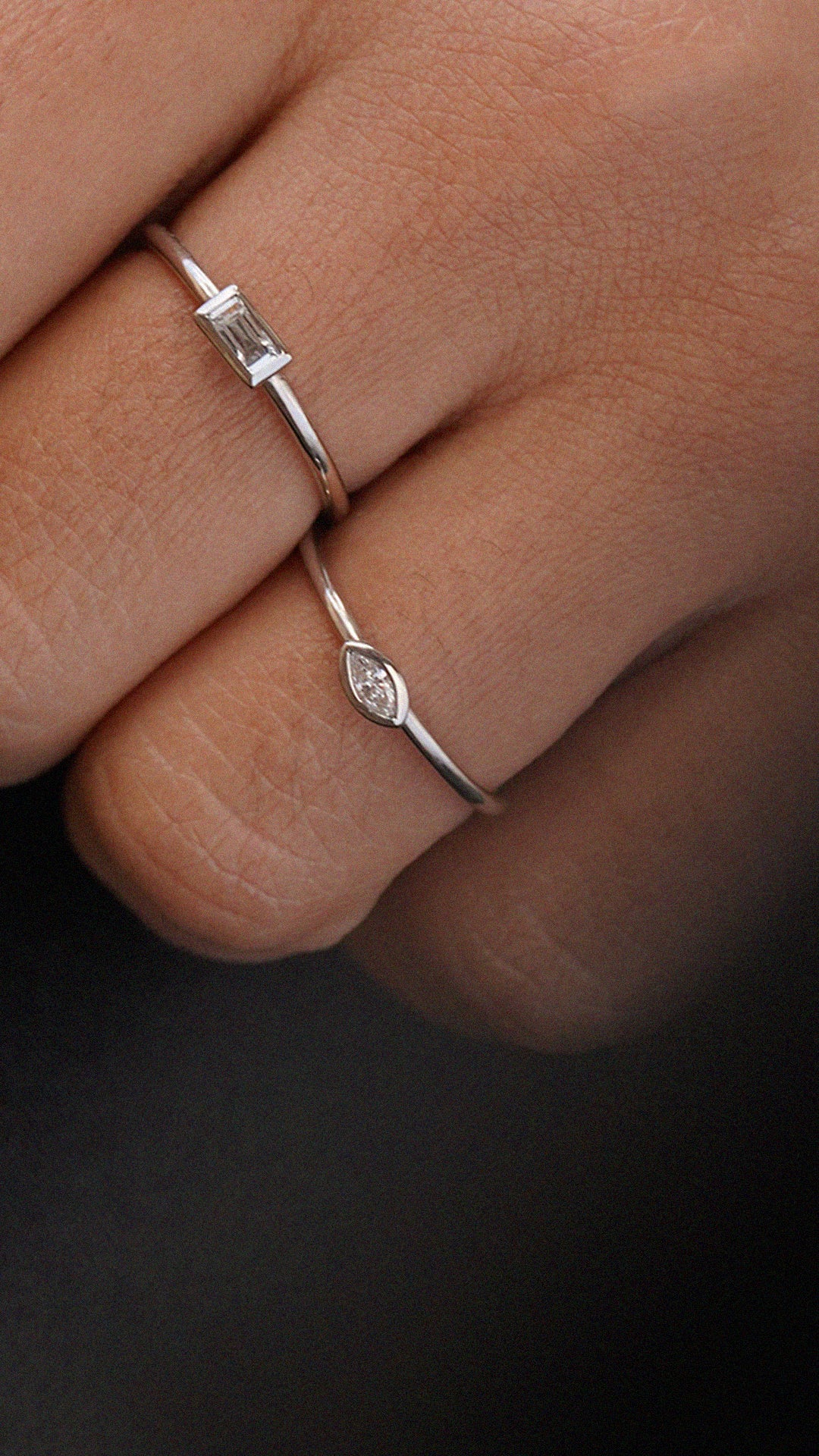 Dixie Diamond Ring 9K White Gold