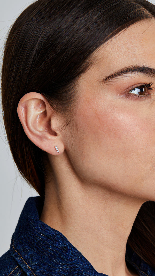 Dree Stud Earrings Sterling Silver