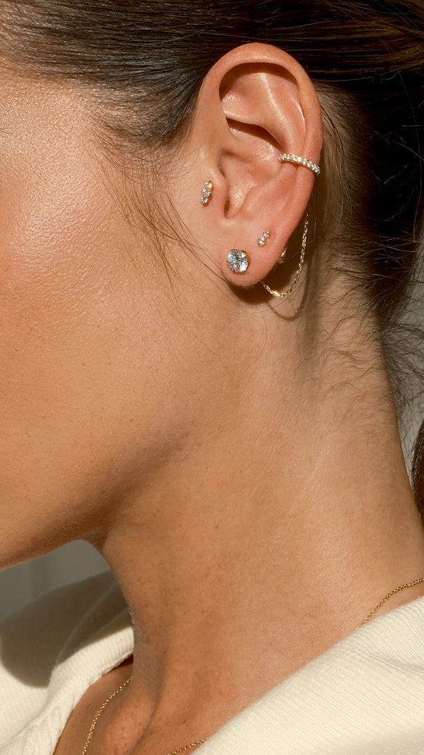 Mira Ear Cuff Extender Gold Vermeil