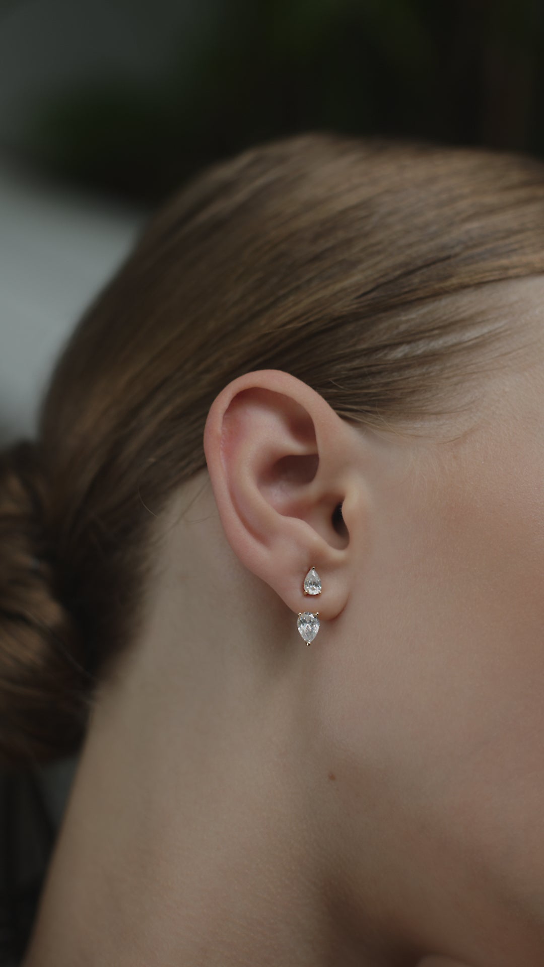 Eileen Ear Jacket Earrings Gold Vermeil