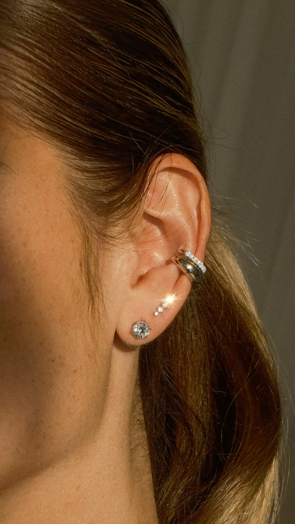 Baby Cuff Earring Sterling Silver