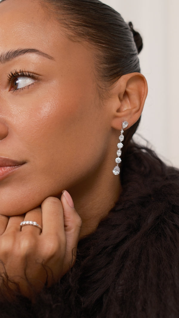 Elspeth Drops Sterling Silver