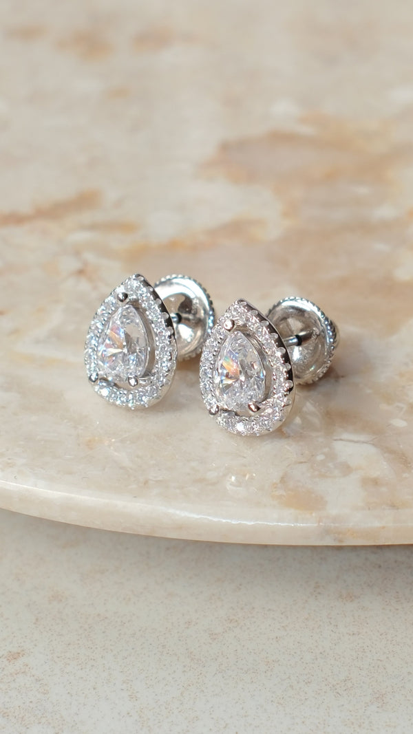 Emile Stud Earrings Sterling Silver